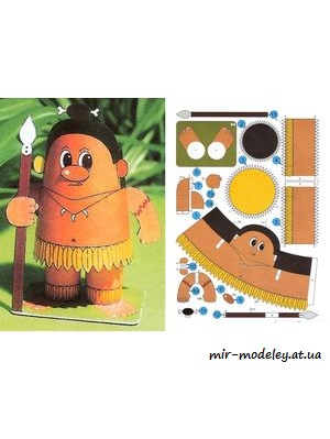 №7736 - Lidozrout (ABC 3/2001) из бумаги