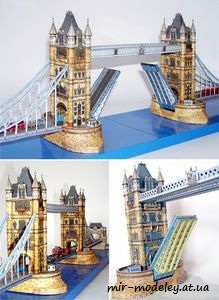 №7723 - Тауэрский мост / London Tower Bridge (ABC 20-24/2000) из бумаги