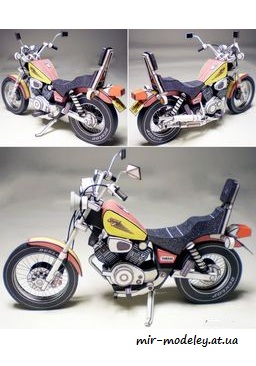 №7673 - Yamaha Virago XV 750 DPS [ABC 1999-03] из бумаги