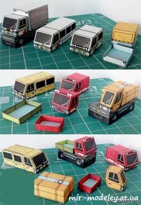 №7702 - Terien 4x4, 4x2 [ABC 2000-03] из бумаги