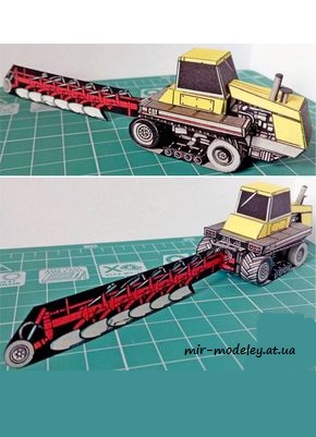 №7842 - Caterpillar Challenger 65B (ABC 4/2004) из бумаги