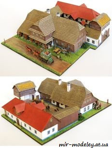 №7841 - Zajezdni hostinec ze Slezska [ABC 2004-3] из бумаги