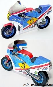 №7801 - Honda NS 500GP [ABC 2002-25-26] из бумаги