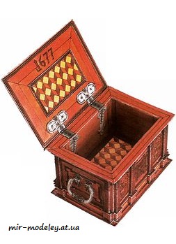№7823 - Cechovni truhla z roku 1677 ( ABC 2003-14) из бумаги