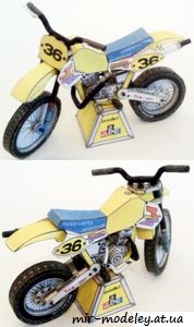 №7770 - Soutěžní motocykl (ABC 1/2002) из бумаги