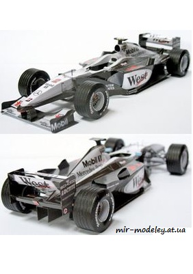 №7759 - Mclaren mp4-15 [ABC 2001-18] из бумаги