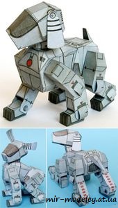 №7777 - Pes Aibo [ABC 2002-08] из бумаги