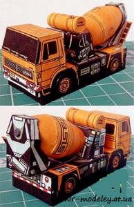 №7805 - Minibox Liaz ADM 337 [ABC 2003-02] из бумаги