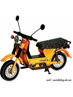 №7824 - Simson SR 50 CE (ABC 15/2003) из бумаги