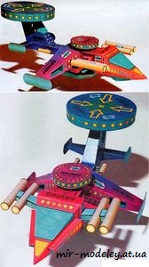 №7807 - Kosmicka lod Galaxy [ABC 2003-04-08] из бумаги