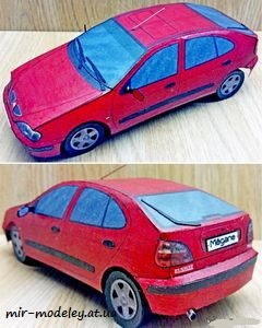 №7780 - Renault Mégane 1,6 16V (ABC 10/2002) из бумаги