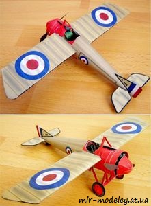 №7899 - Morane Saulnier Type N (ABC 17/2005) из бумаги