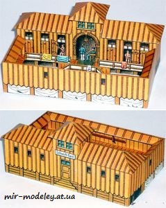 №7894 - Бассейн-купальня / Schwim-Bad - Plovárna [ABC 13/2005] из бумаги