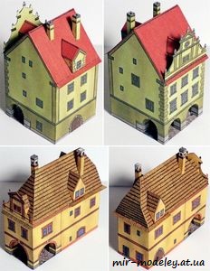 №7922 - Dum U Tri hvezd a U Petzoldu (ABC 07/2006) из бумаги