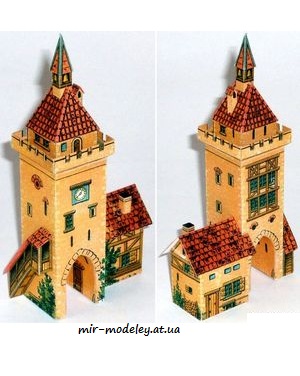 №7933 - Městská brána (ABC 20/2006) из бумаги