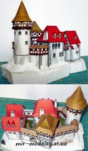 №7905 - Romanticky hrad ze 14 stoleti [ABC 2005-21-23] из бумаги