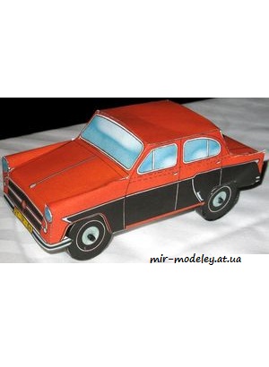 №7846 - Москвич / Moskvič (ABC 8/2004) из бумаги