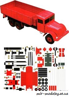 №7907 - Tatra 111 (ABC 23/2005) из бумаги