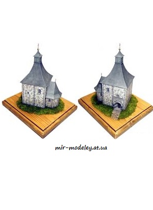 №7935 - Церковь Святого Николая / Kostel sv. Mikuláše [ABC 21/2006] из бумаги