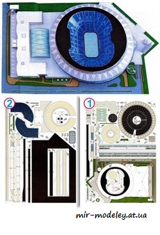 №7847 - O2 Арена / Sazka Arena (ABC 8/2004) из бумаги