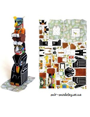 №7929 - Havranti totem [ABC 2006-15] из бумаги