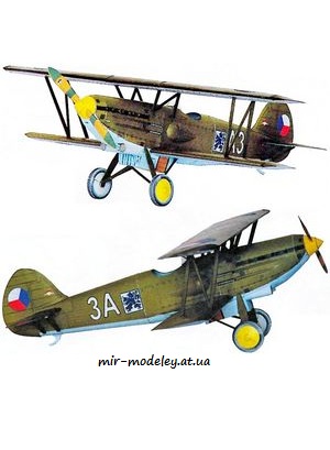 №7856 - Letadlo Avia B-354 [ABC 2004-14-17] из бумаги