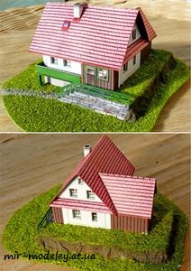 №7932 - Domek z východních Čech [ABC 2006-19] из бумаги — развертка из бумаги