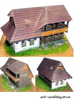 №7965 - Dolnooravsky srubovy dum [ABC 2007-11] из бумаги