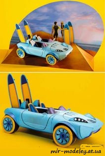 №7995 - Автоконцепт Н2 [ABC 2008-13] из бумаги