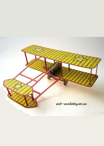 №7982 - Биплан / Dvouplošník (ABC 23/2007) из бумаги