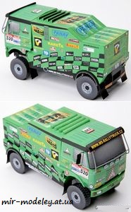 №8026 - LiAZ 111.154 D (ABC 21-2009) из бумаги