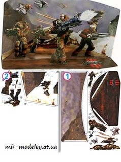 №7989 - Unreal Tournament 3 (ABC 04/2008) из бумаги