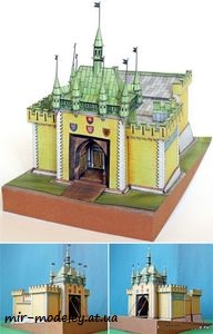 №7974 - Зеркальный лабиринт в Праге / Bludiste na Petrine (ABC 2007-18) из бумаги