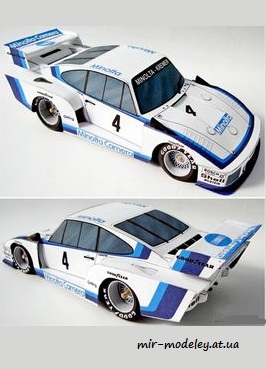 №7999 - Porsche 935 K2 (ABC 18/2008) из бумаги