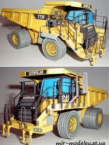 №7998 - Dampr CAT 773F (ABC 16-17/2008) из бумаги
