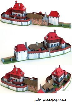 №8019 - Замок Kozi Hradek (ABC 14-2009) из бумаги