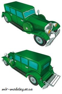 №8022 - Tatra 80 1930 г (ABC 17/2009) из бумаги