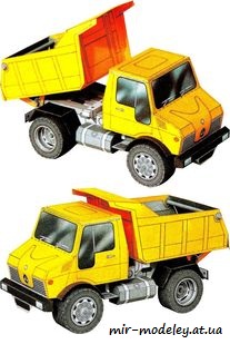 №7950 - Nakladni auto-valnik (ABC 06/2007) из бумаги