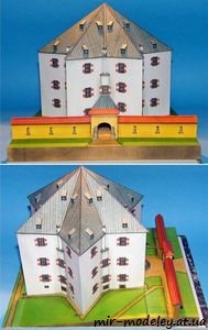 №8081 - Летний дворец «Звезда» / Letohrádek Hvězda [ABC 25-26/2010] из бумаги