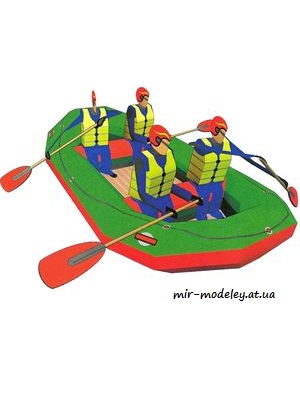 №8075 - Raft (ABC 21/2010) из бумаги