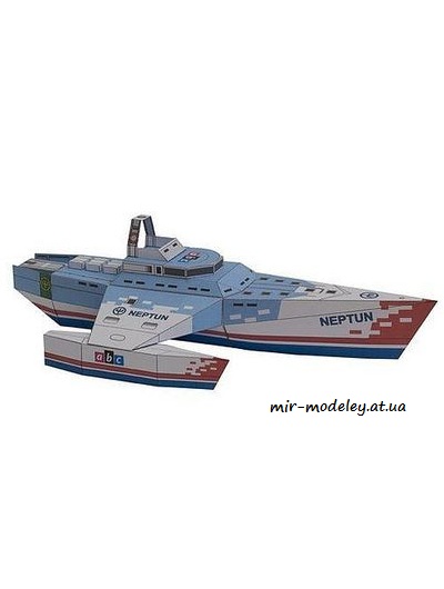 №1727 - TRIMARAN Neptun (ABC 10-2015) из бумаги