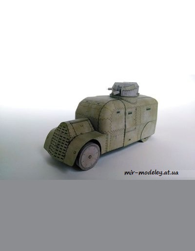 №8174 - Skoda Fiat Torino (ABC 22-2016) из бумаги