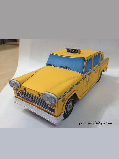 №1754 - Checker Marathon Taxi (ABC 13/2016) из бумаги