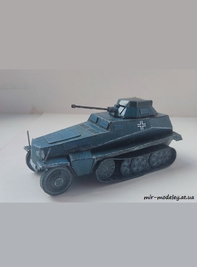 №8283 - Sd.Kfz. 250/9 (Переработка модели от Robototehnik) из бумаги