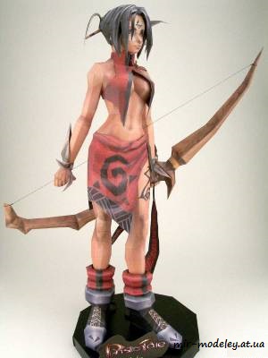 №8352 - Archer - Priston Tale (3D Paper) из бумаги