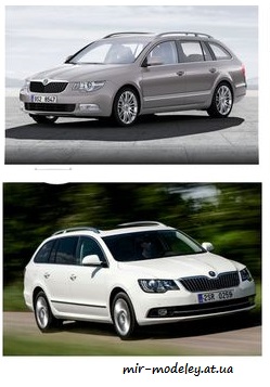№8362 - Skoda Superb Combi [Attimon + Перекрас] из бумаги