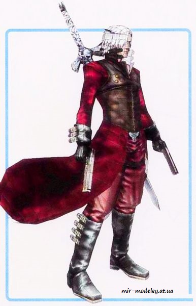№8361 - Devil May Cry [3DPaper] из бумаги