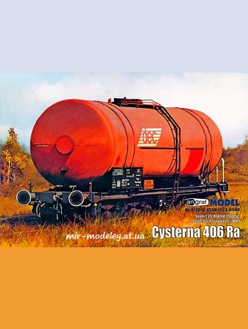 №8419 - Cysterna 406 Ra (Angraf 2012-04) из бумаги