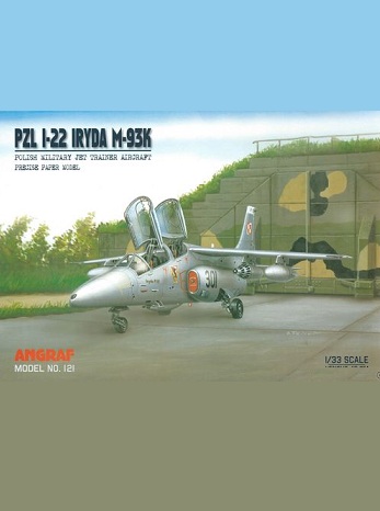№8442 - PZL I-22 Iryda M-93K (Angraf Model 121) из бумаги