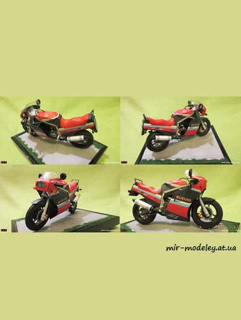 №8522 - Suzuki GSX R750 [Fifik] из бумаги